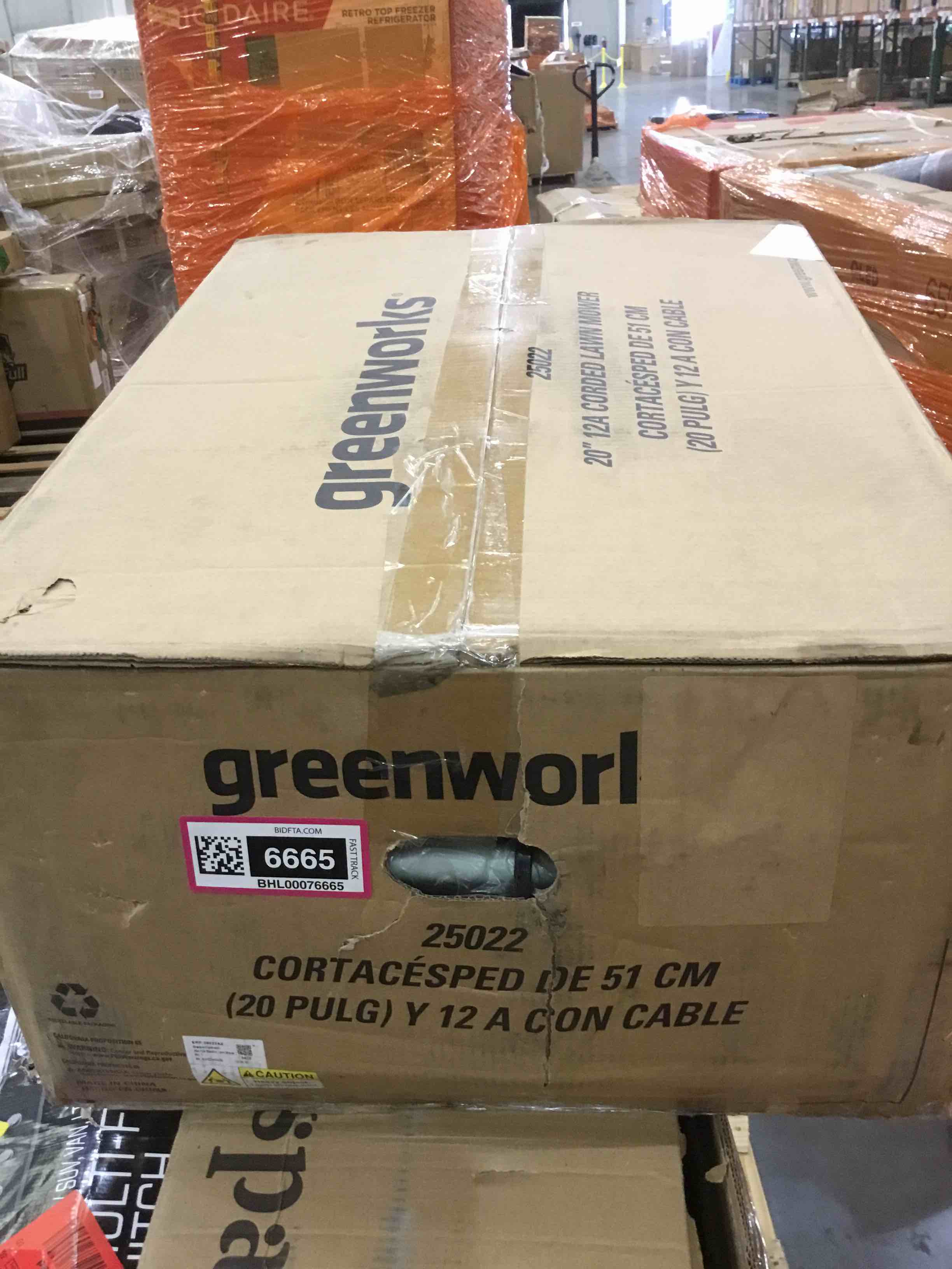 Greenworks 12 Amp 20-Inch 3-in-1Electric Corded Lawn Mower, 25022