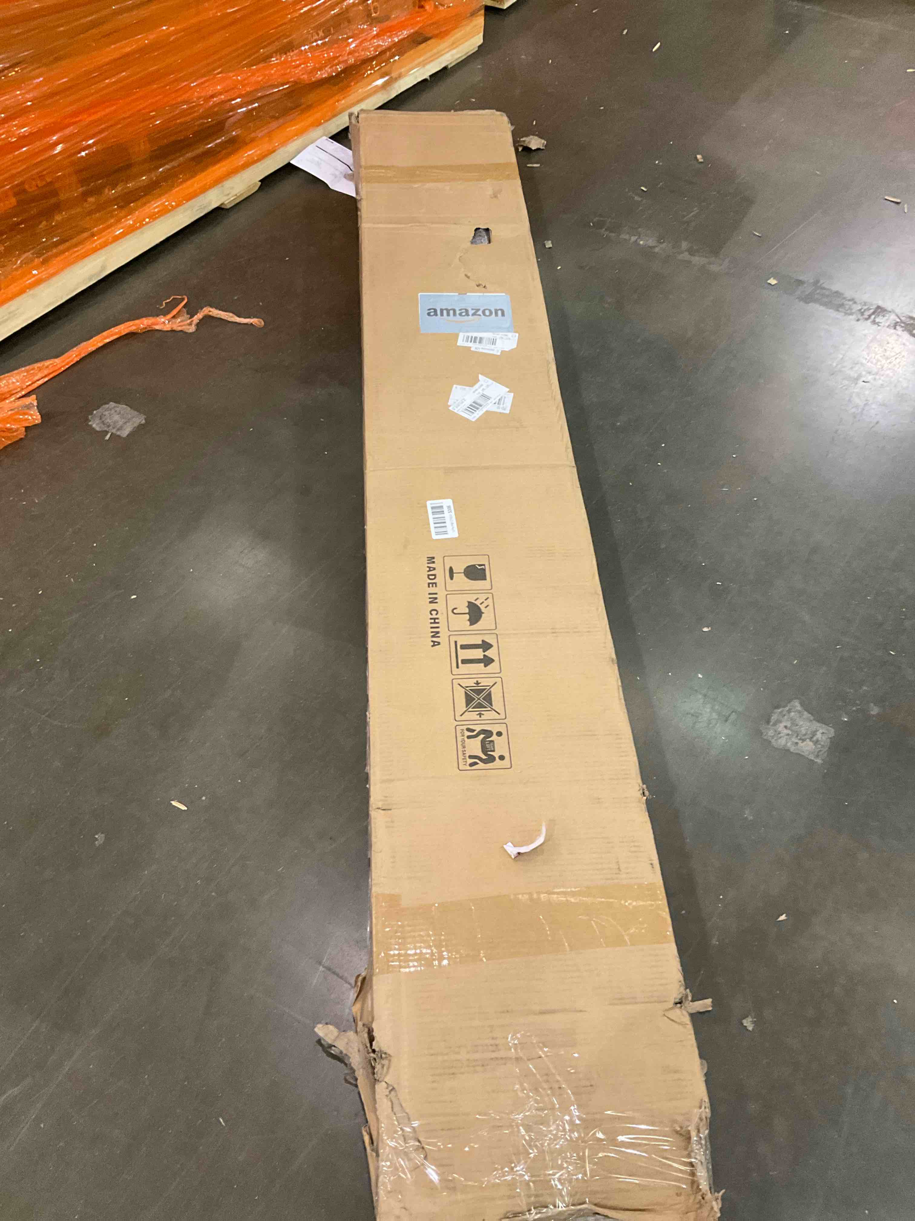 SMARTSTANDARD 30in x 84in Sliding Barn Door with 5ft Barn Door Hardware Kit & Handle, Pre-Drilled Ready to Assemble, DIY Unfinished Solid Spruce Wood Panelled Slab, K-Frame