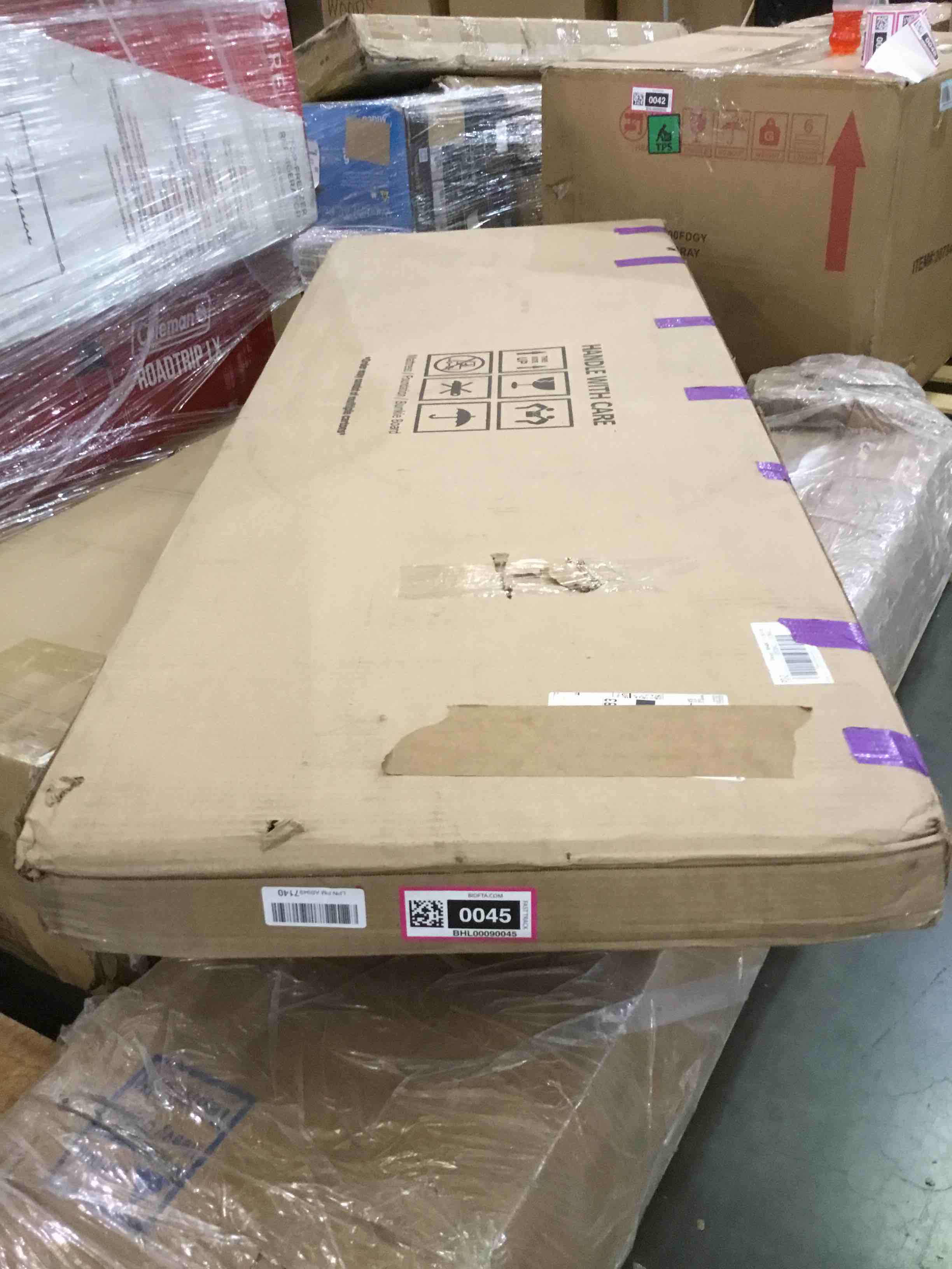 Greaton, 1.5-Inch Split Bunkie Board for Mattress/Bed Support - Fully Assembled, Improved Comfort and Support, Full, Gray.