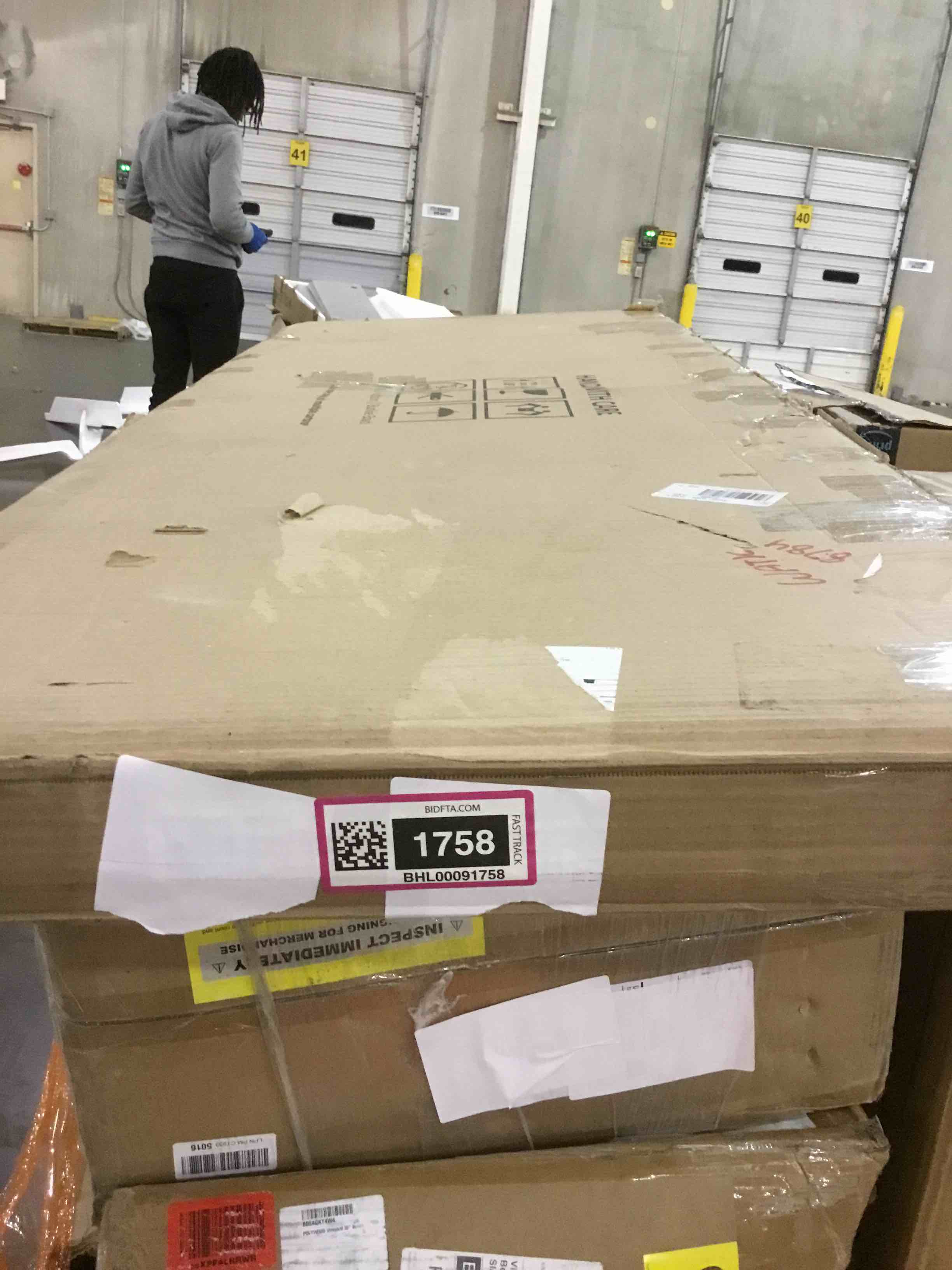 Treaton,1.5-Inch Split Fully Assembled Bunkie Board for Mattress/Bed Support, Queen, Grey