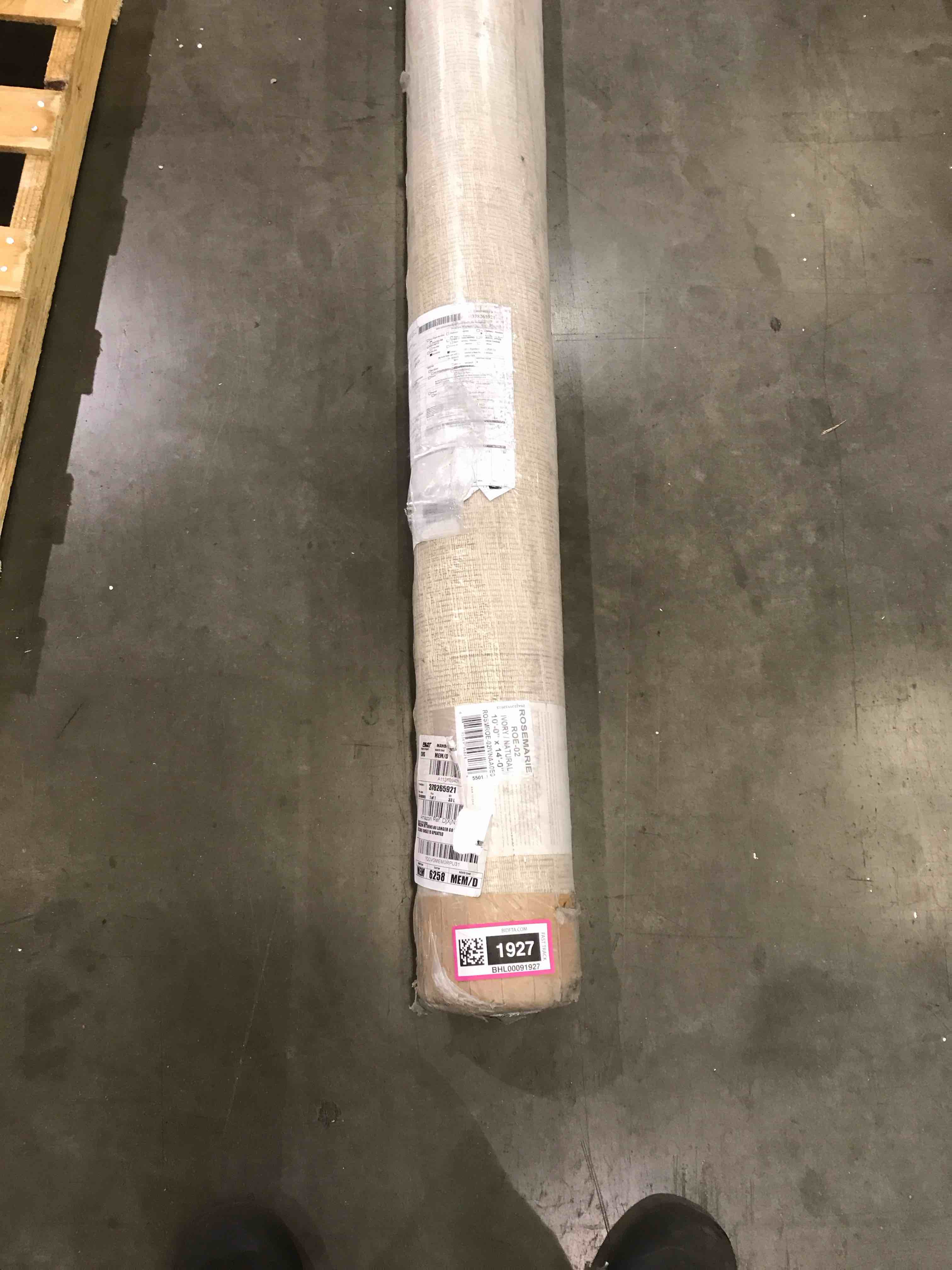 Chris Loves Julia x Loloi Rosemarie ROE-02 Ivory / Natural Oriental Area Rug 10'-0" x 14'-0"