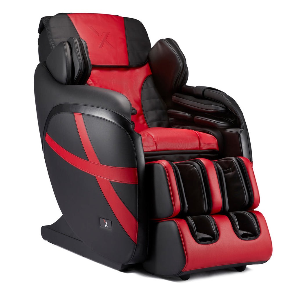 XCHAIR X77 MASSAGE CHAIR. BLACK/RED
