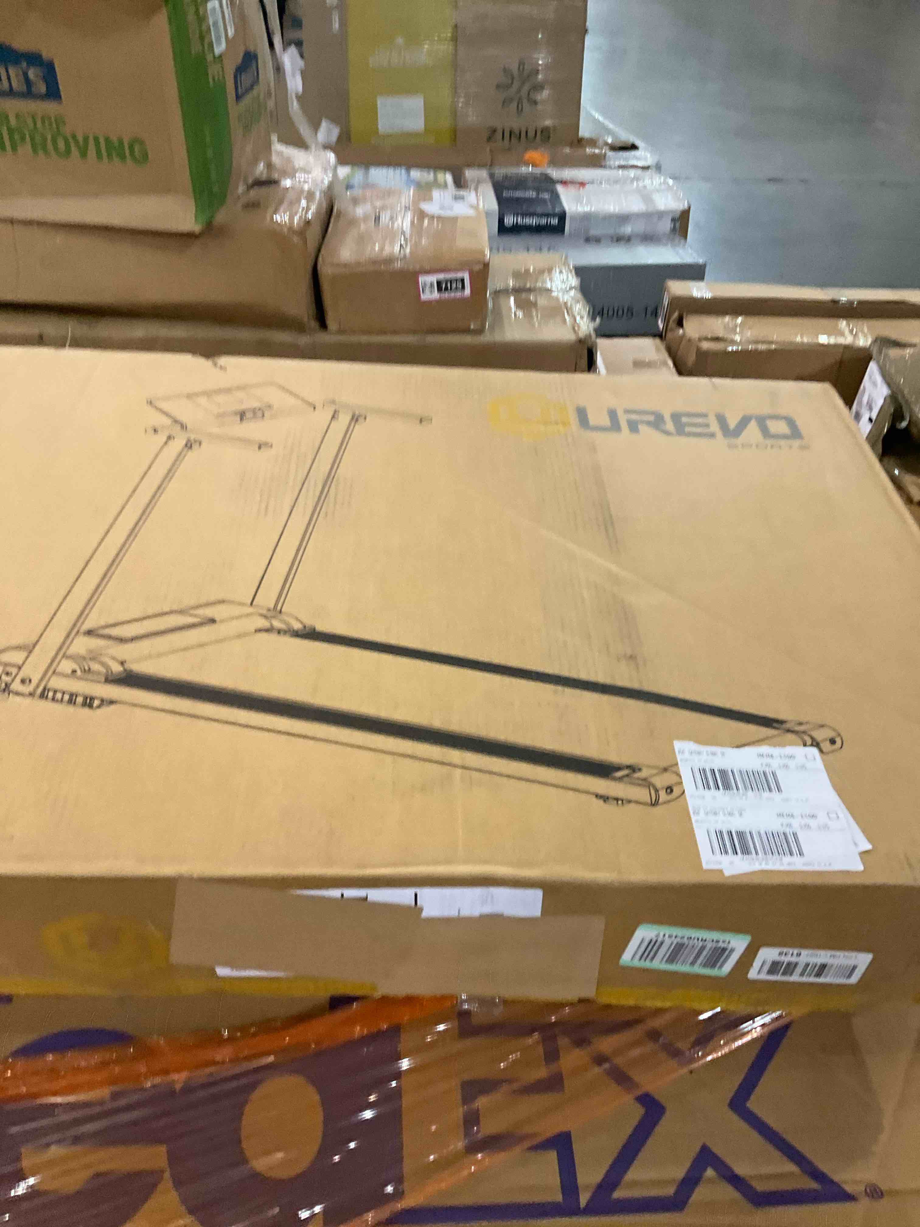 UREVO Folding Treadmill, 2.25HP Foldable Treadmill with 12 HIIT Modes, Compact Mini Treadmill for Home Office, Space Saving Small Treadmill with Large Running Area, LCD Display, Easy to Fold