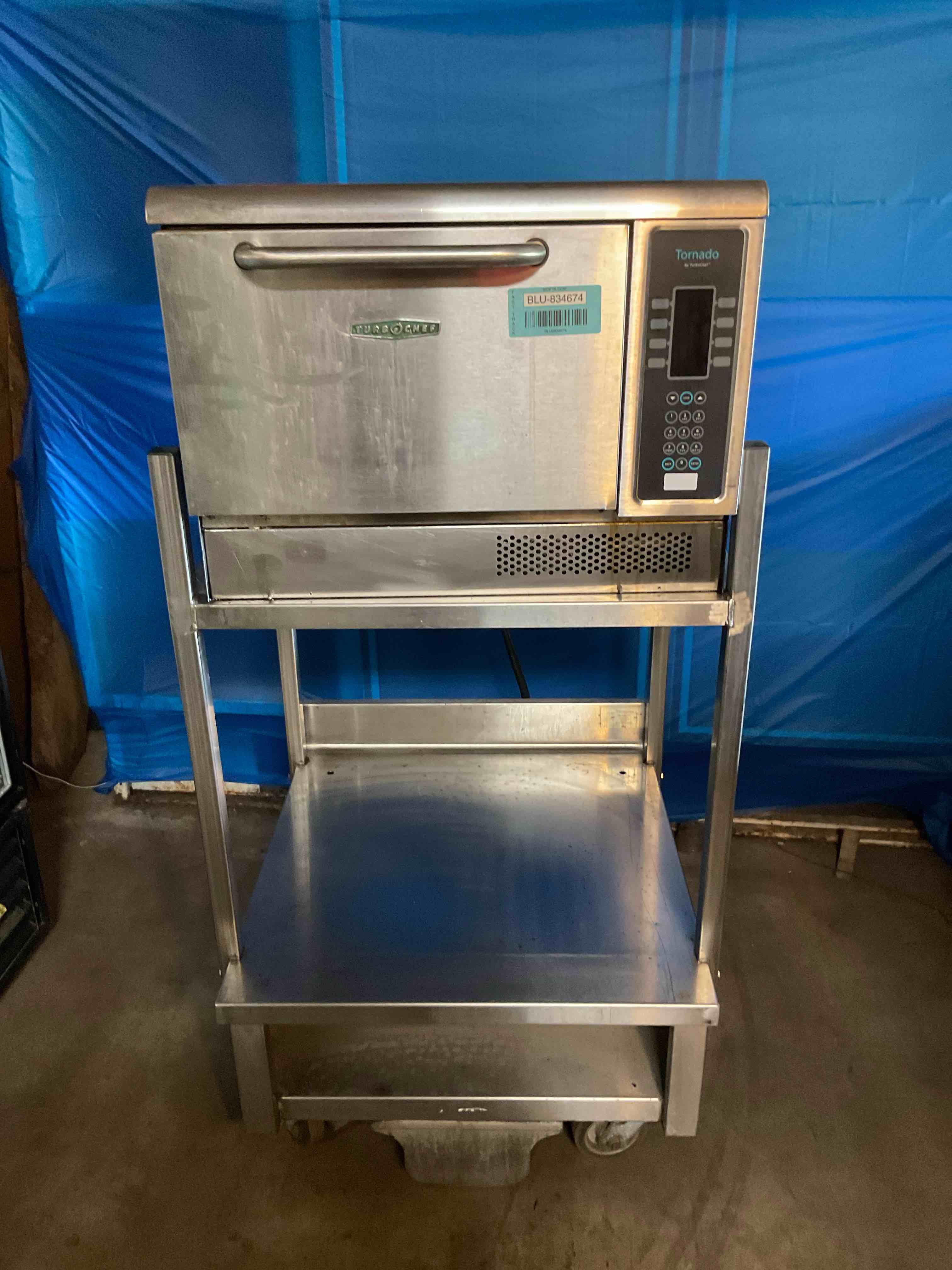 TURBOCHEF TORNADO RAPID OVEN WITH CART