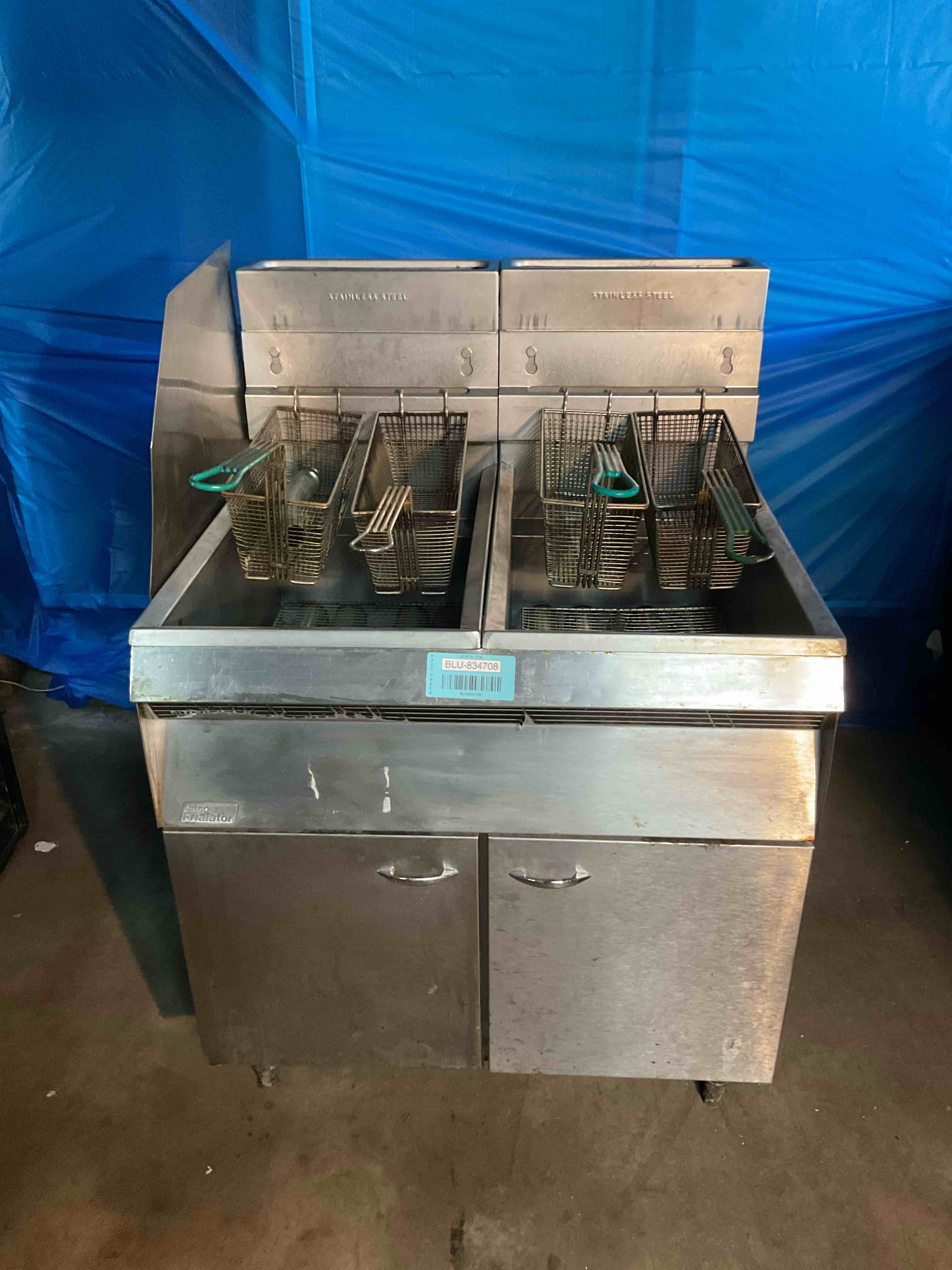 PITCO DOUBLE NATURAL GAS FRYER 