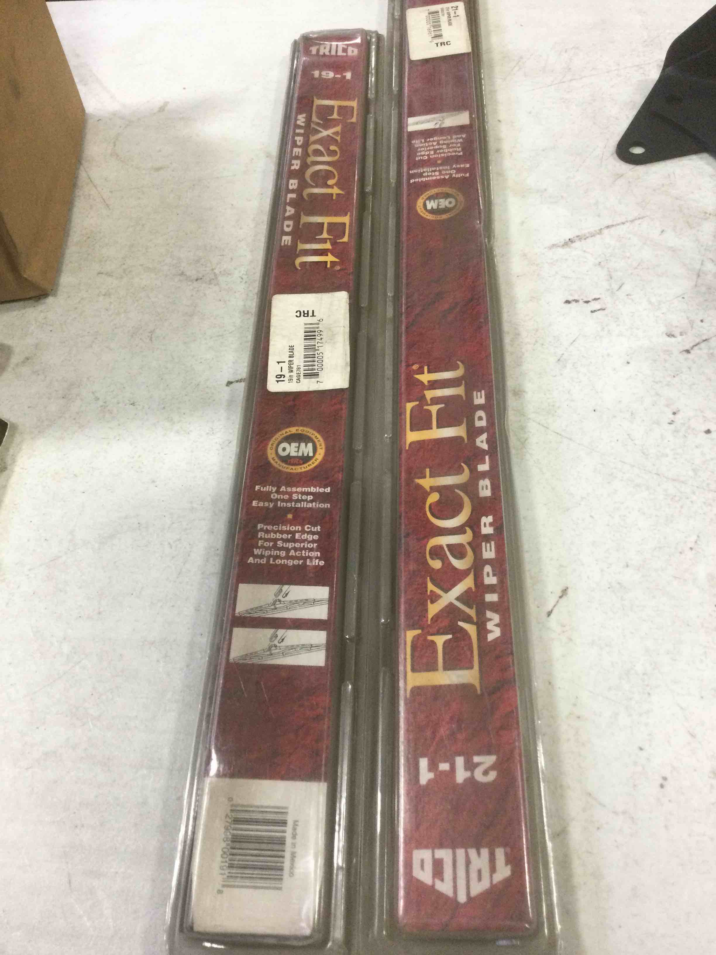 Assorted Car Accessory Parts, Windshield Wipers, Locking Fasteners, And More
