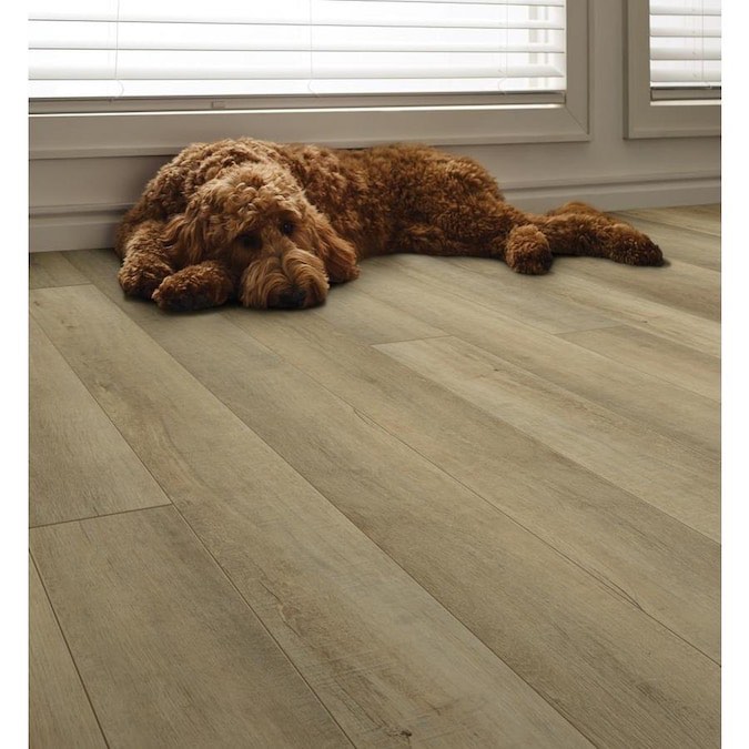 SMARTCORE 11-Piece 5-in x 48.03-in Barren Oak Luxury Vinyl Plank Flooring (18.35 Sq. Ft. / Case, 39 Cases)