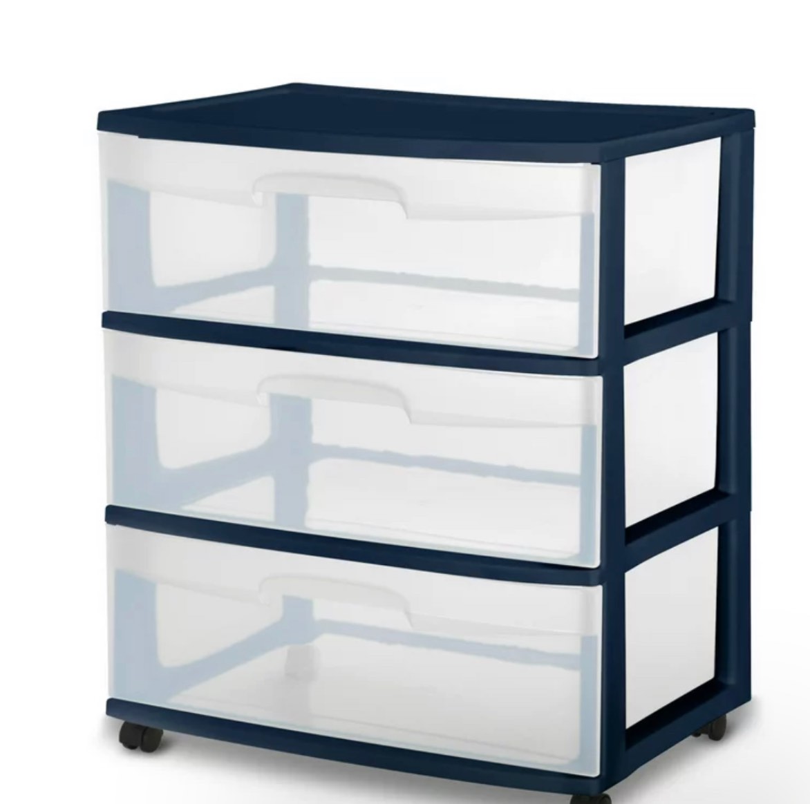 Sterlite 3 Drawer Cart with wheels 