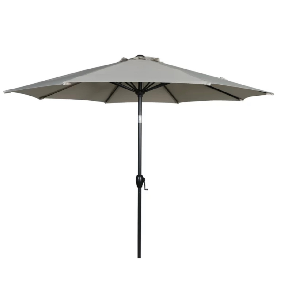 Mainstays 9ft Stone Round Outdoor Market Patio Umbrella with Crank