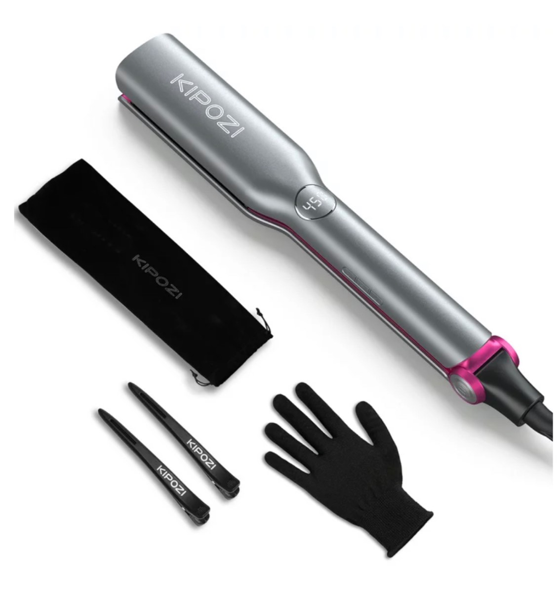 Kipozi V6 Professional Hair Straightener 1.75” plate