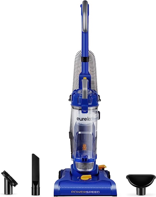 eureka NEU182A PowerSpeed Bagless Upright Vacuum Cleaner, Lite, Blue