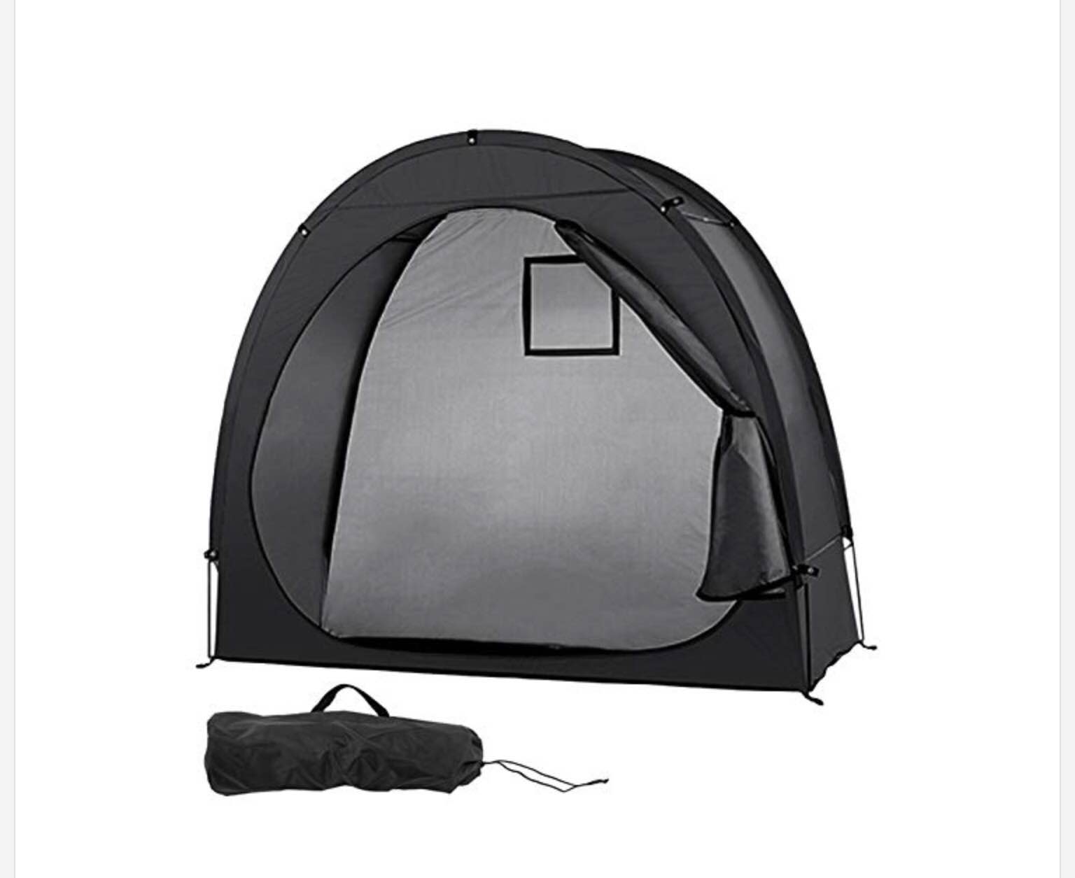 Blusea Bike Tent Bicycle Cover Shelter with Window Design, Waterproof Bike Cover Large Storage Shed for Home Garden Bicycles, Garden Tools, Repair Tools, Swimming Pool, Children's Toys Storage