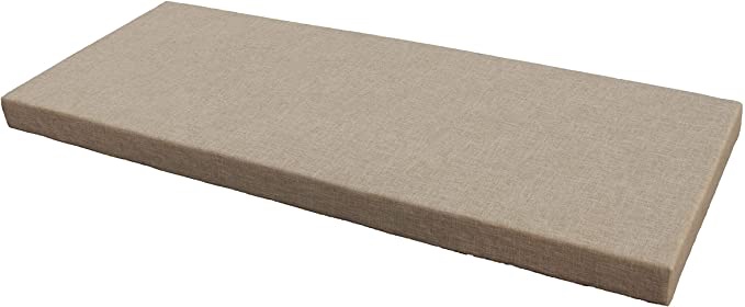 High Density Upholstery Foam Cushion Seat Pads, Patio Bench Seating Cushion, Indoor Sofa Couch Cushion Bay Window Seat Cushion Bench Pad