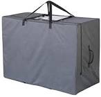 Cuddly Nest Folding Mattress Storage Bag - Heavy Duty Carry Case for Tri-Fold Guest Bed Mattress (Fits 4-6 inch Narrow Twin Queen Mattress)