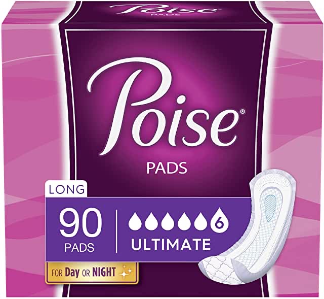 Poise Pads Size 6 90 Count
