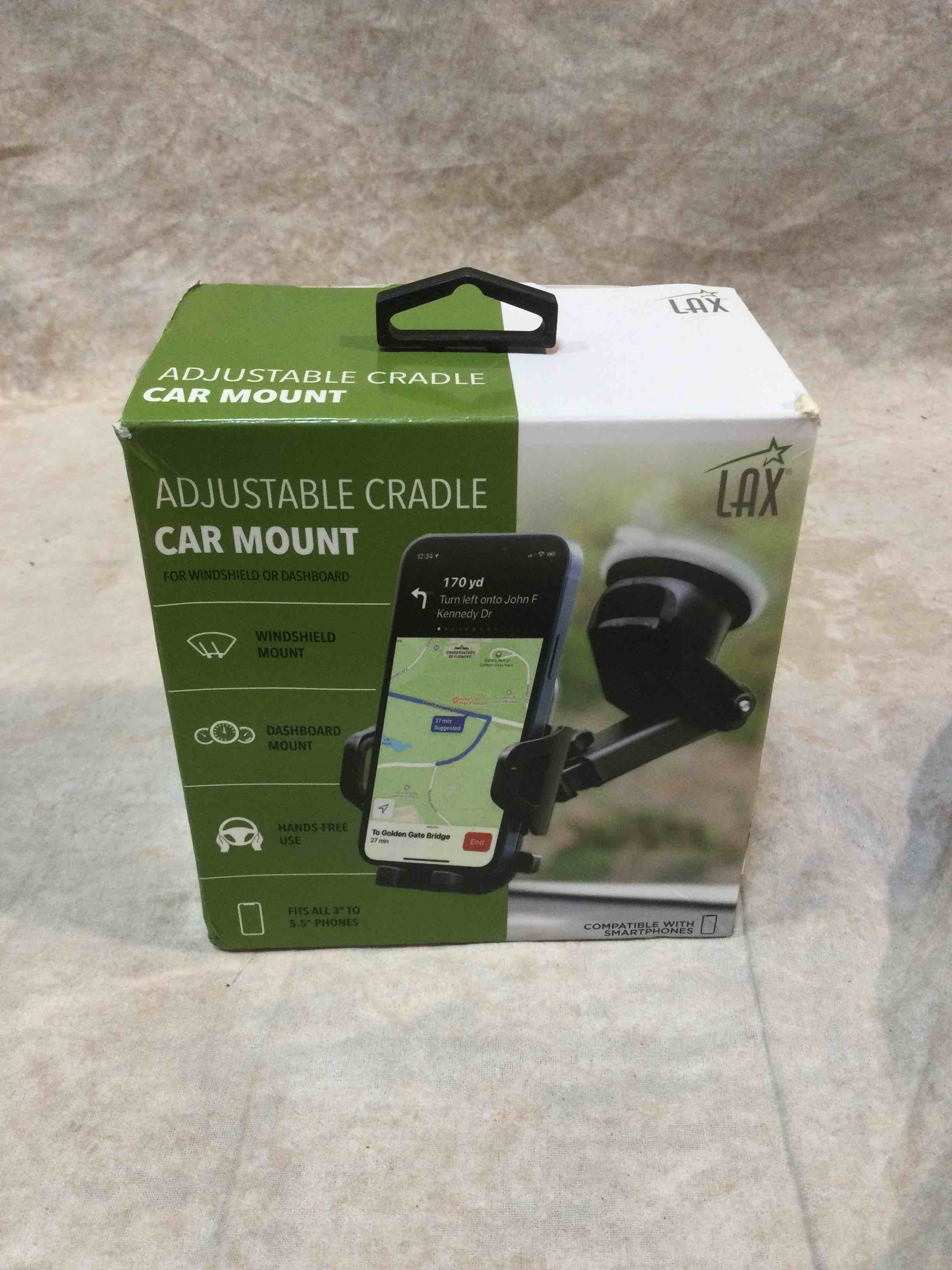 LAX Adjustable Cradle Car Mount