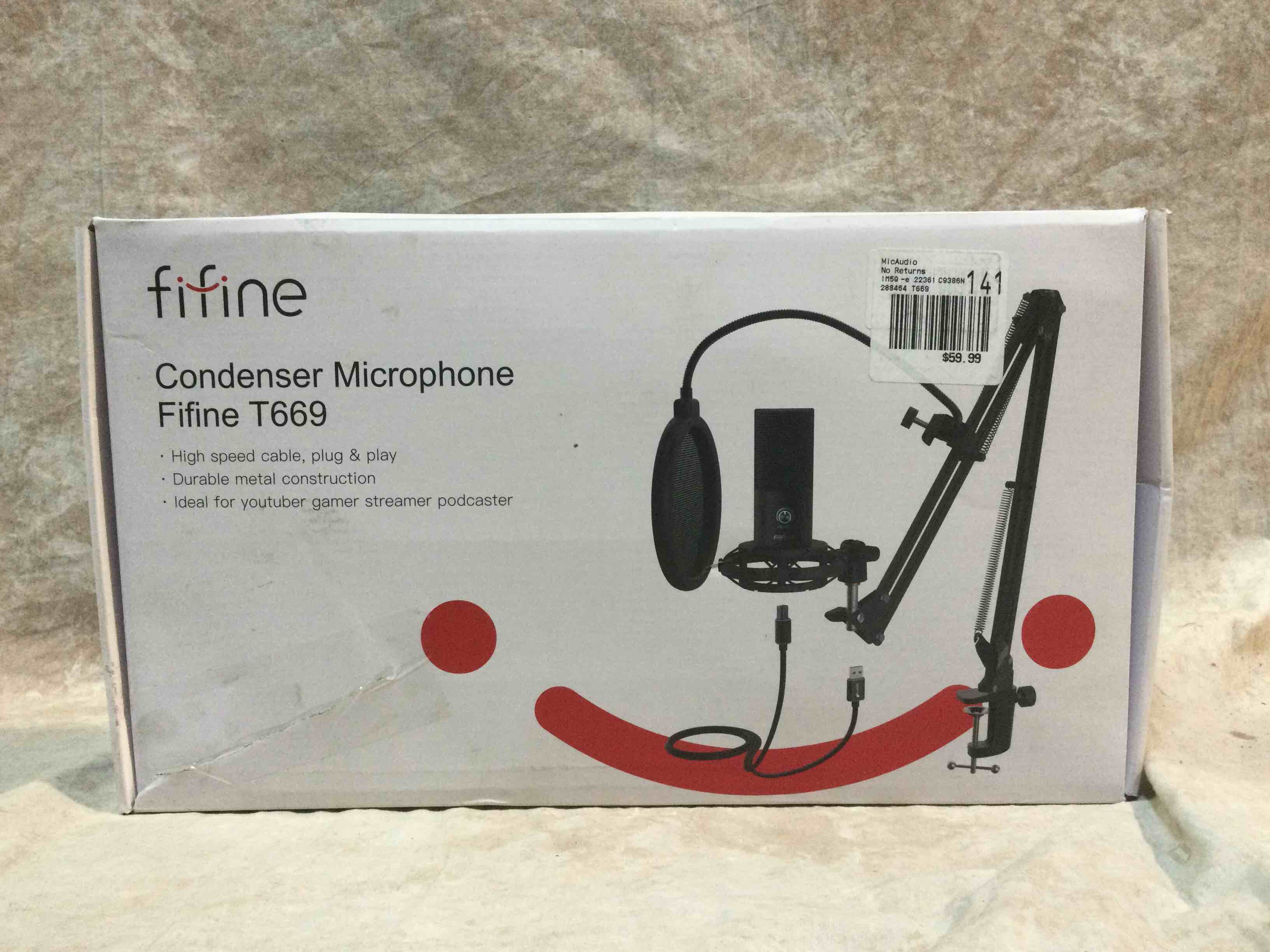 Fifine Condenser Microphone 