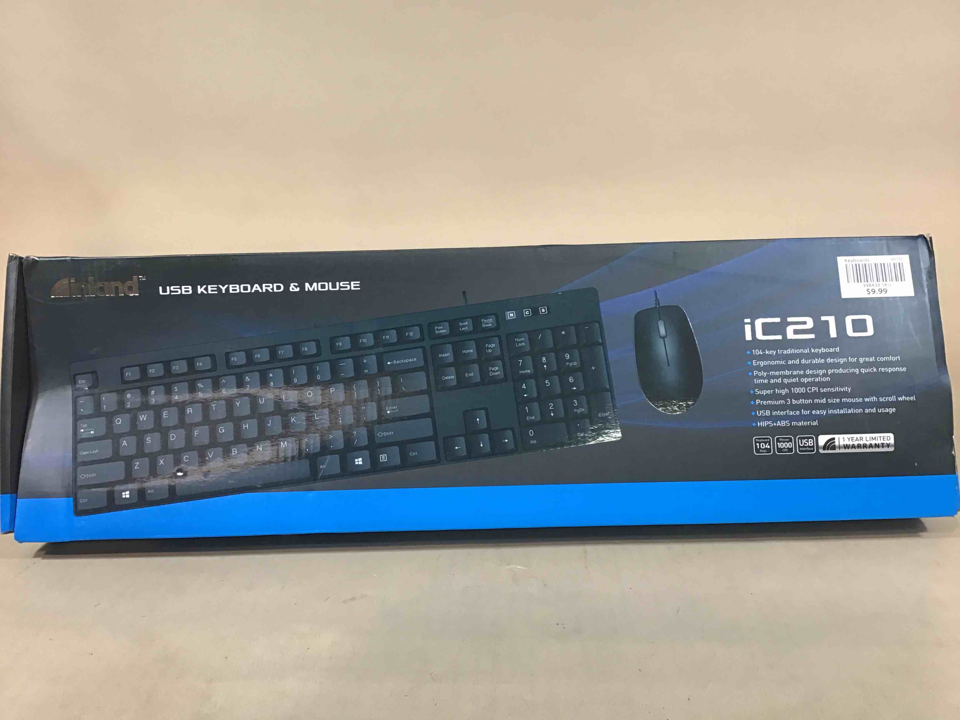 Inland Keyboard and Mouse 