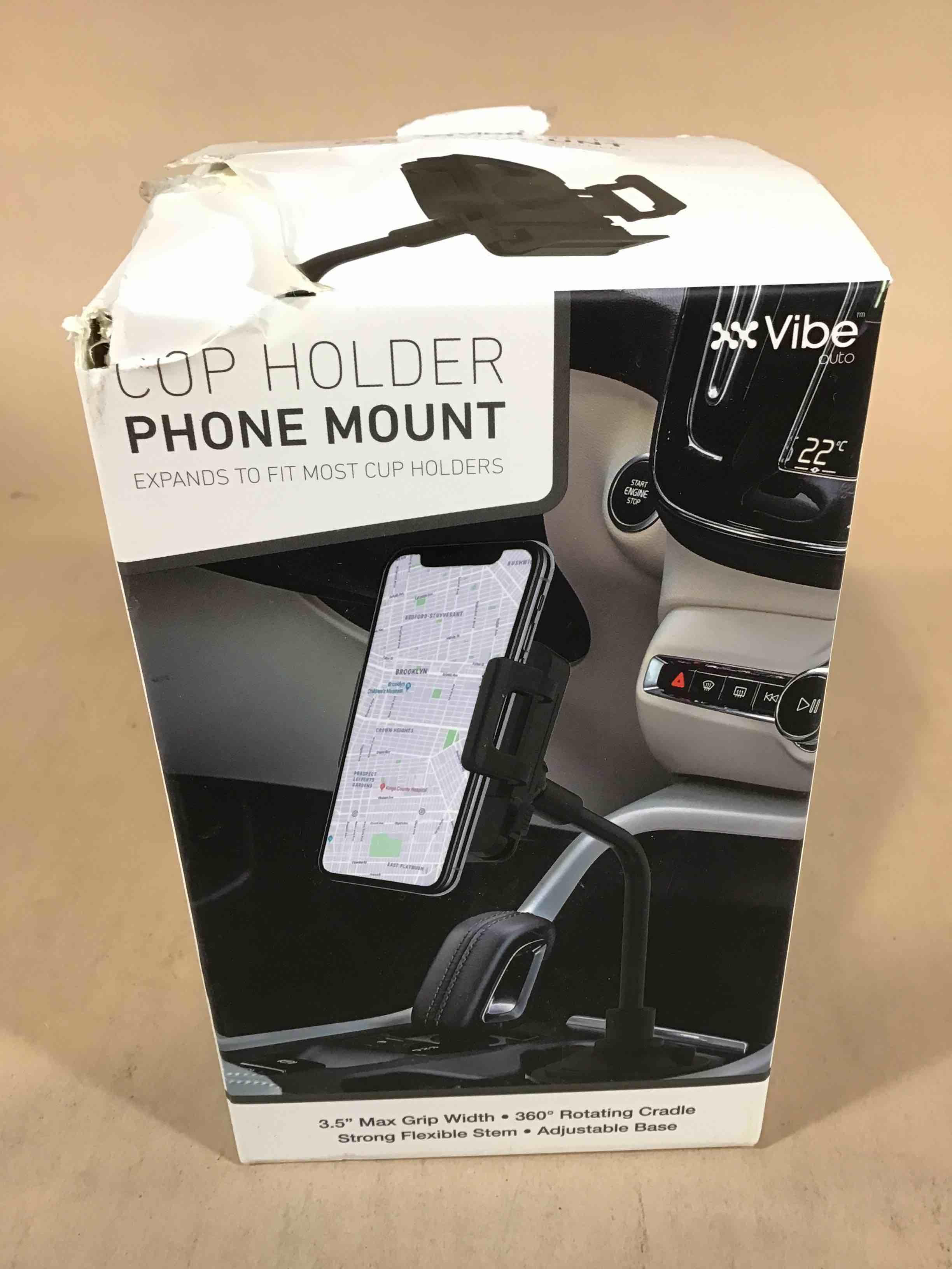 Vibe Auto Cup Holder Phone Mount 