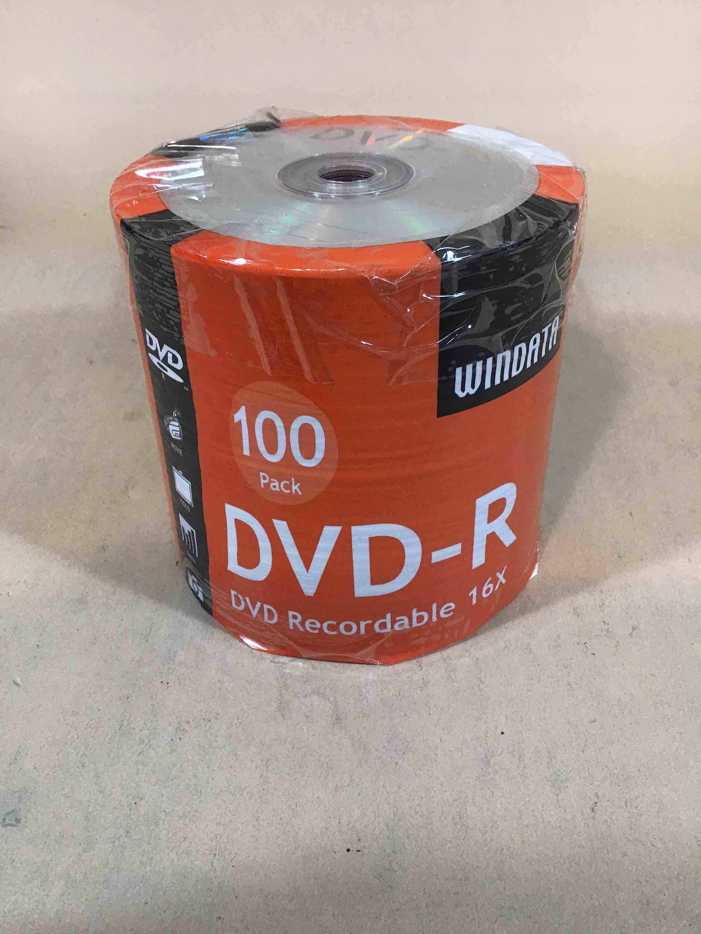 WinData DVD-R 100 Pack 