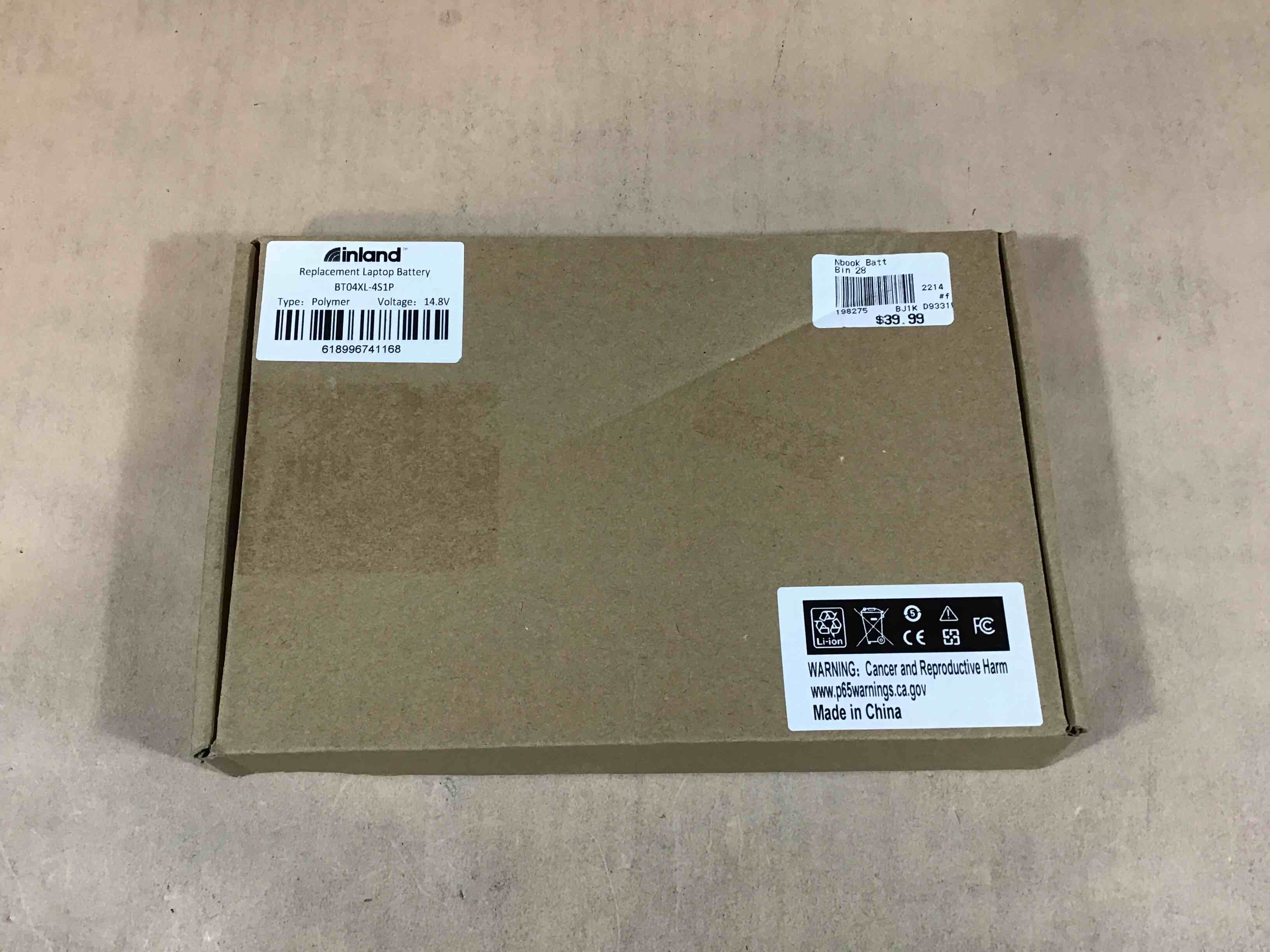 Inland Premium Laptop Battery 