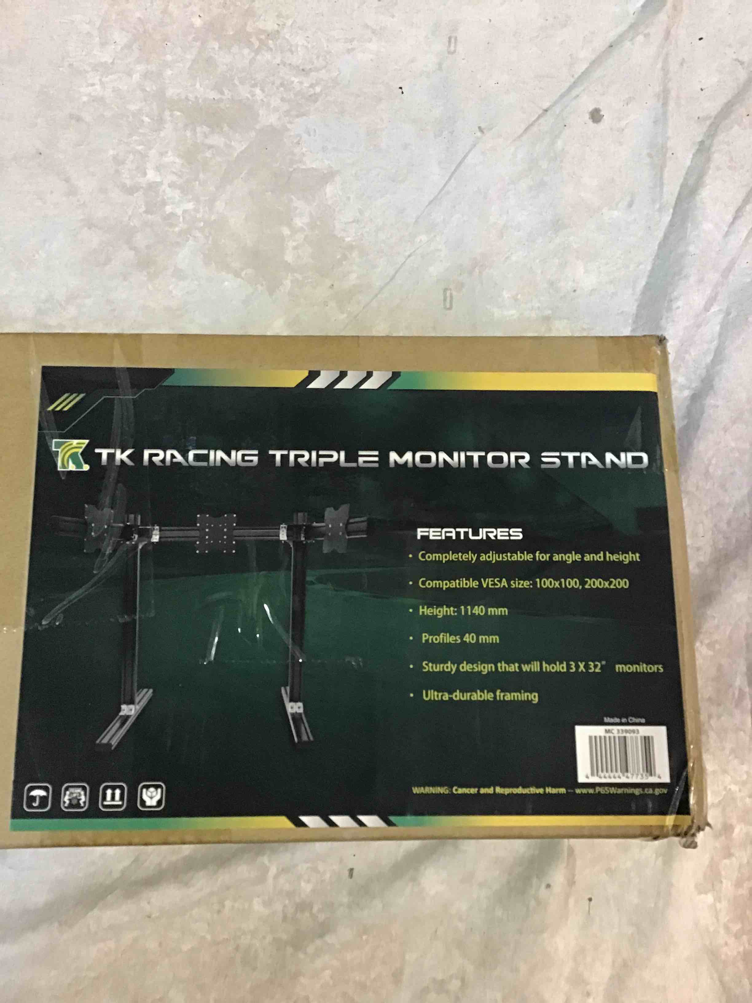 TK Racing Triple Monitor Stand 