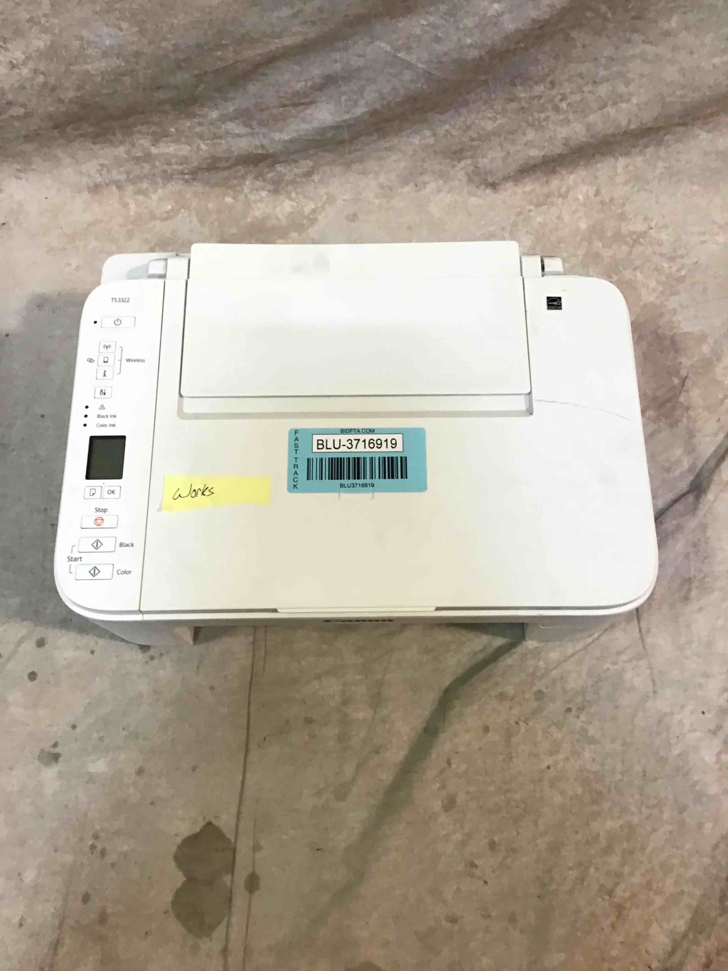 Canon TS3322 White Printer 