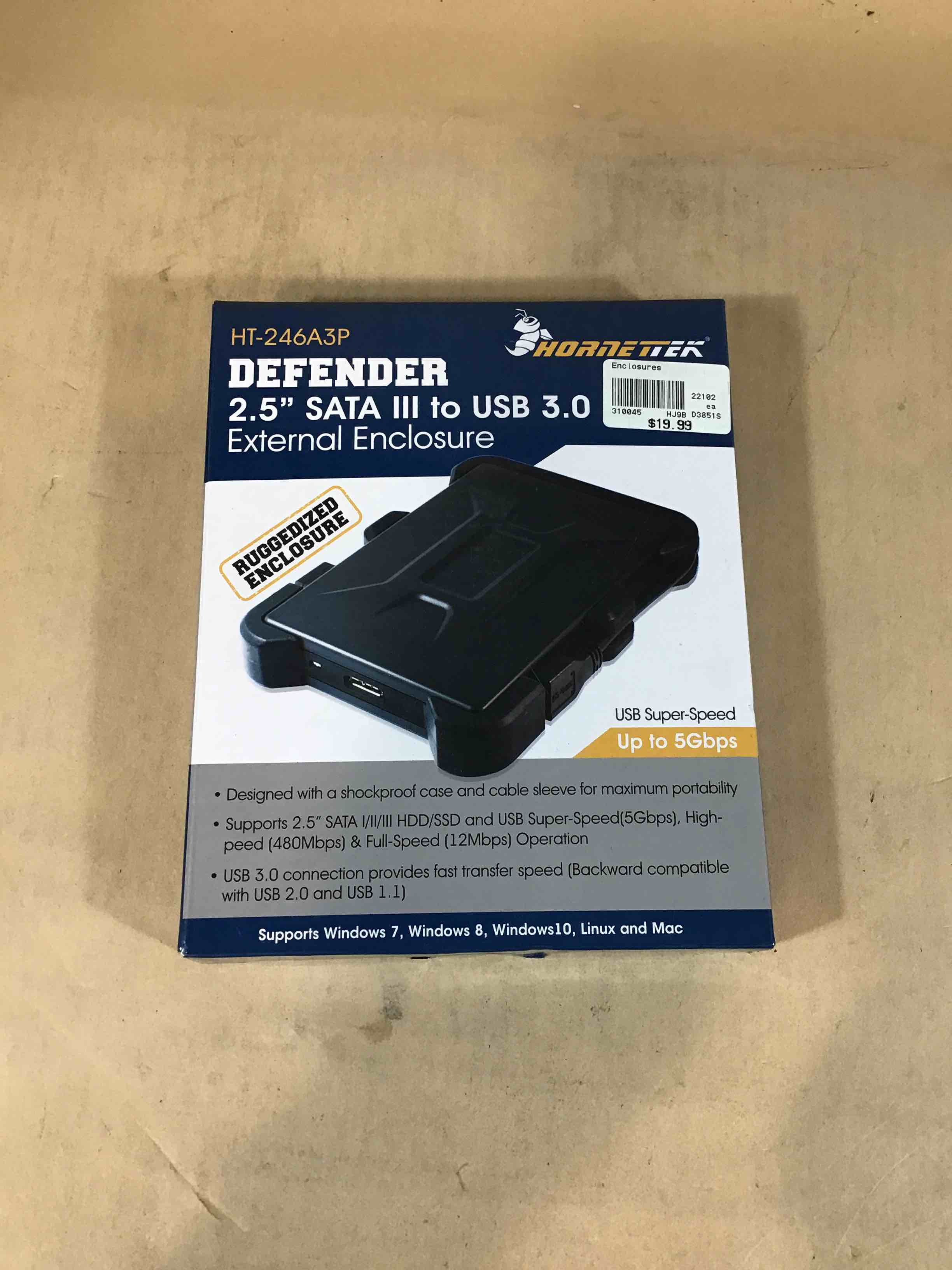 HornetTek Hard Drive Enclosure