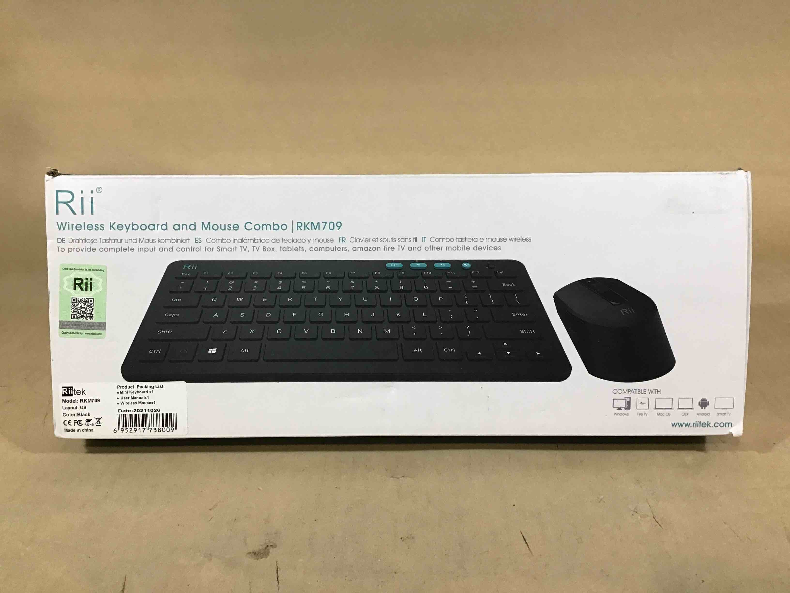 Rii Wireless Keyboard and Mouse 