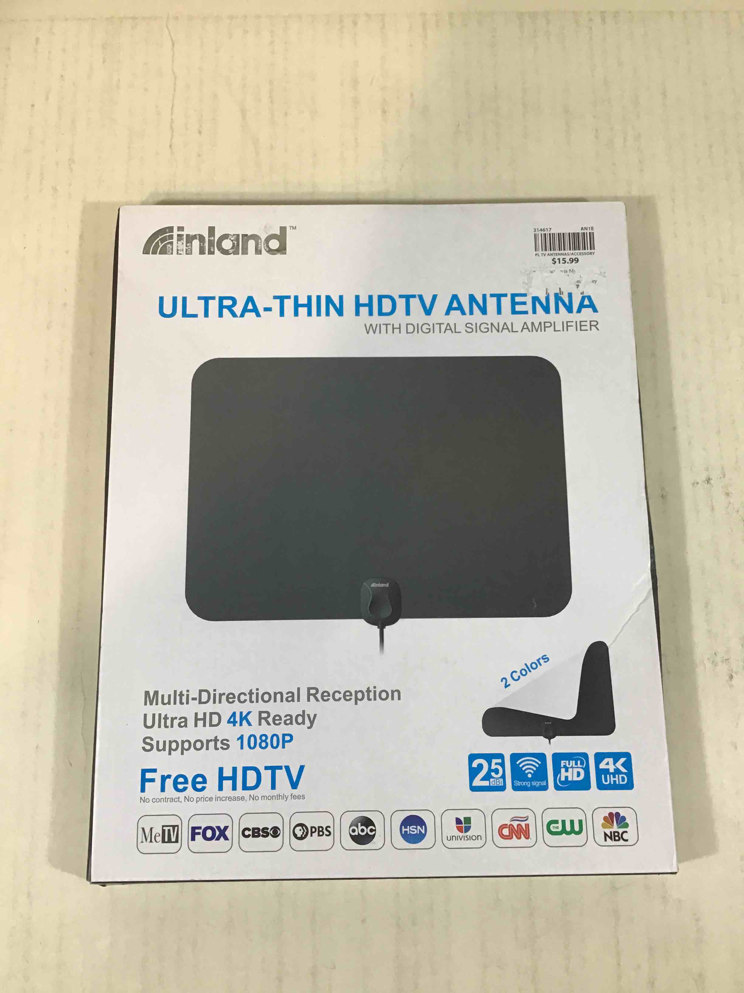 Inland Ultra-Thin HDTV Antenna 