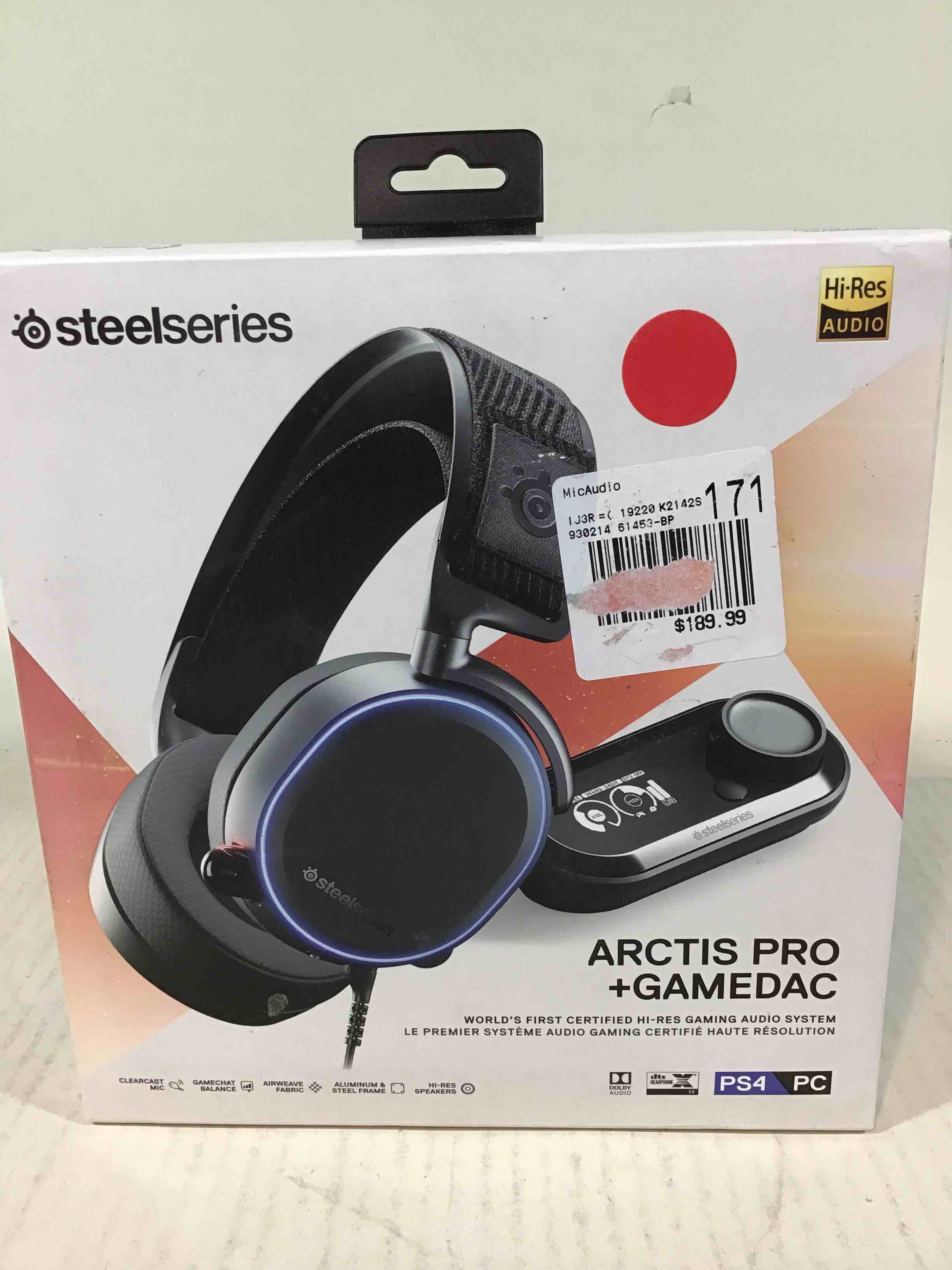 Steelseries Arctic Pro +Gamedac