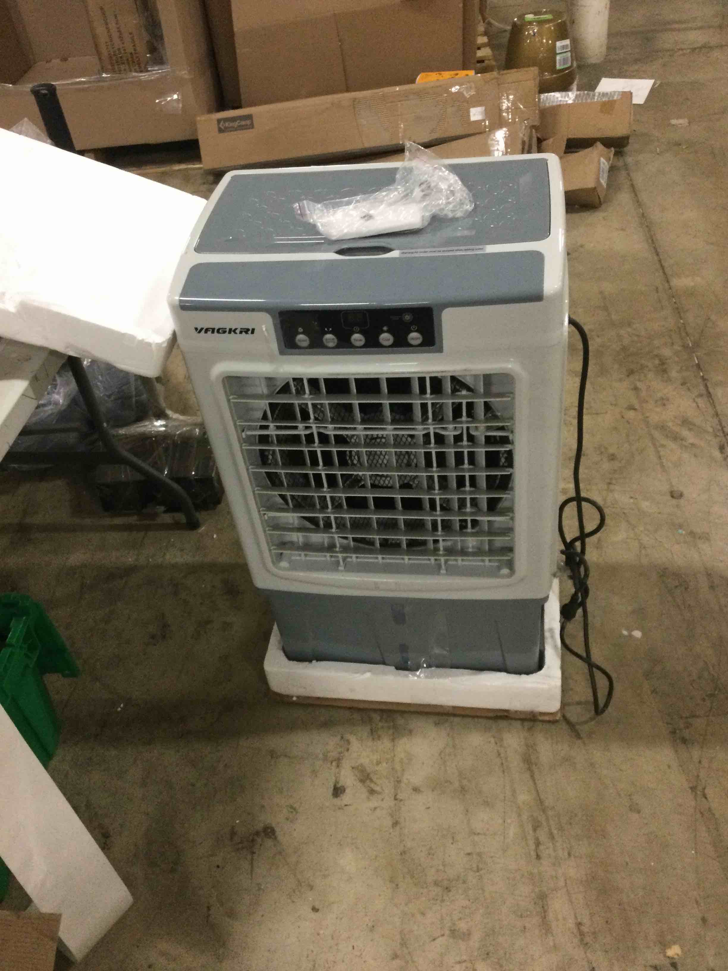 VAGKRI Portable Air Conditioners 8000 BTU 3-in-1 AC Unit with Fan & Dehumidifier, Cools up to 250 sq. ft. ETL Protection with Side Handles & Casters, LED Display Full-Function, Remote Control, Timer