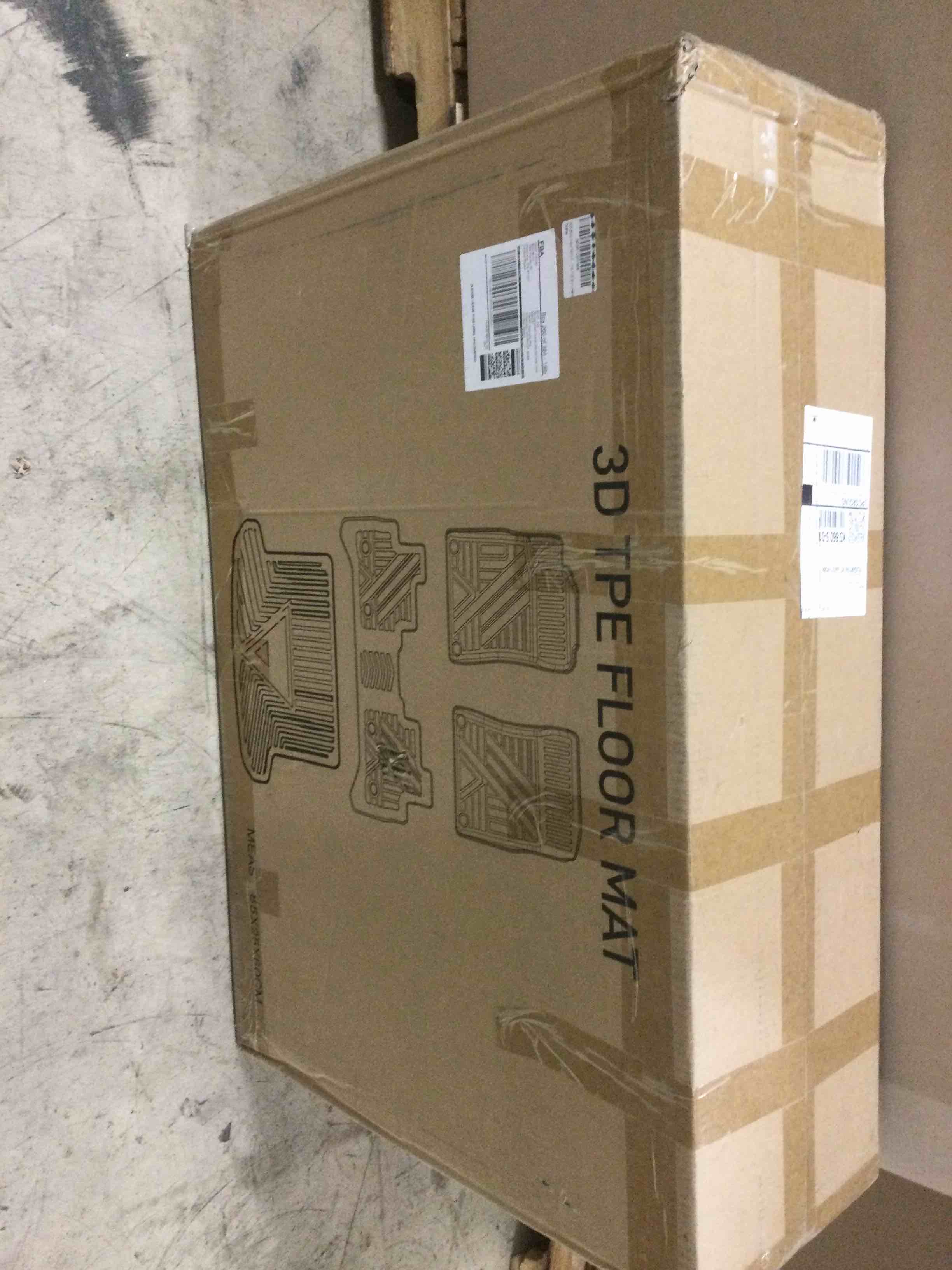 Motor Trend FlexTough Advanced Black Rubber Car Floor Mats with Cargo Liner Full Set - Front & Rear Combo Trim to Fit Floor Mats for Cars Truck Van SUV, All Weather Automotive Floor Liners