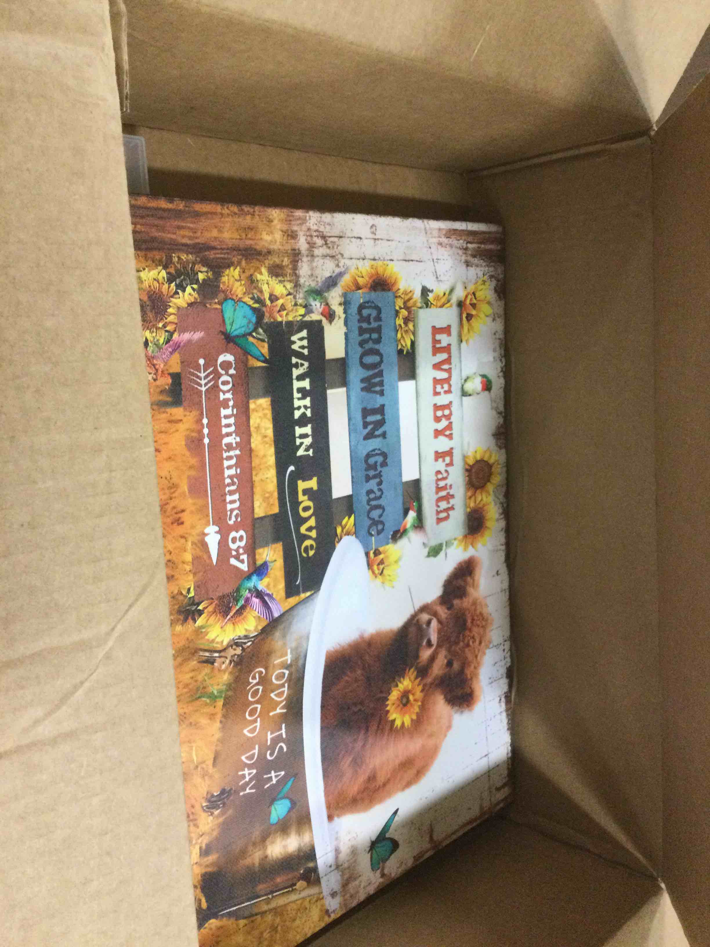 Inspirational Wall Art For Office Motivational Canvas Decor We Are A Team Poster Quotes Office Wall Decor Rustic Canvas Print Framed For Office Positive Quotes Gifts, 16x12 Inch **** not same picture I took a picture of it*****