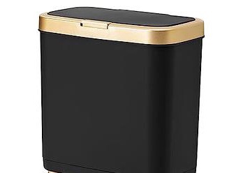 trash can with lid post,toilet,office black