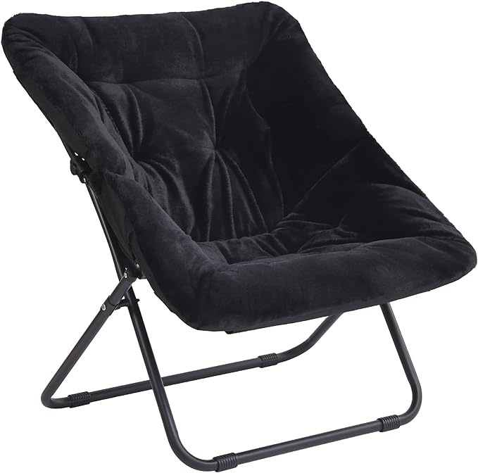 tiita saucer chair and folding footrest stool set