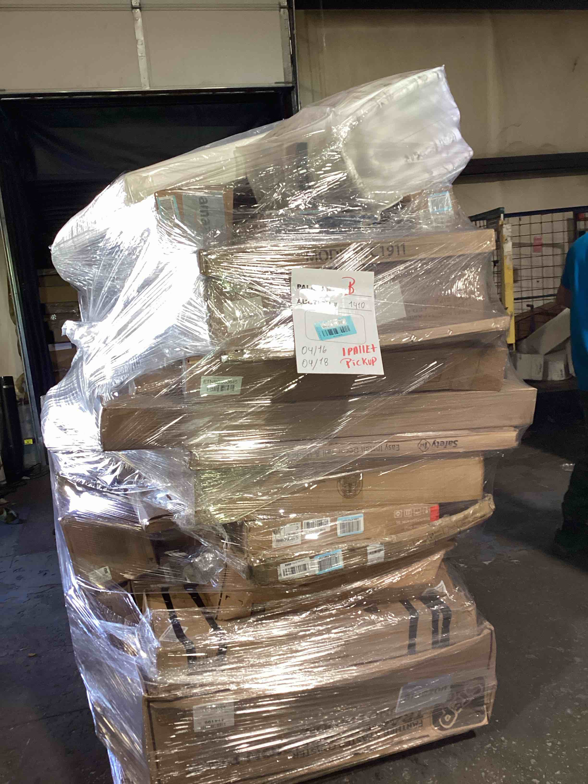 ( B) 1 skid pallet boxes surprise ( good condition or AsIs ) 40 items or more