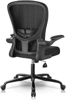 FFIJ Office Chair Ergonomics Office Desk Chair (Black)