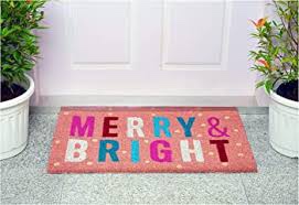 Calloway Mills 107561729 Pink Merry & Bright Doormat