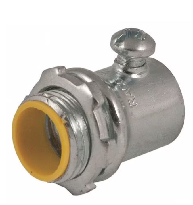 1" STEEL SET SCREW CONNECT - INSULATED (box of 10)