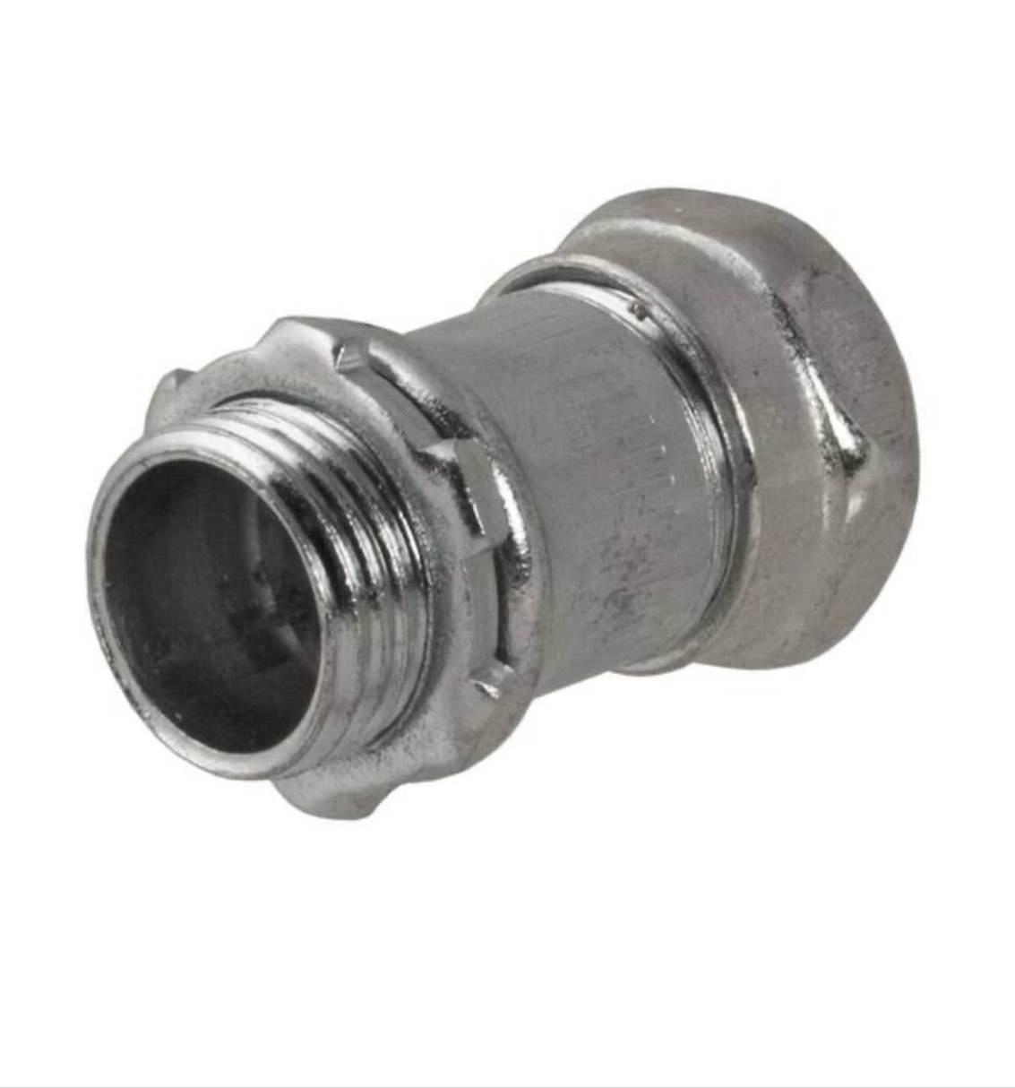 1/2 in. EMT Compression Connector with Non-insulated Throat, 25-Pack