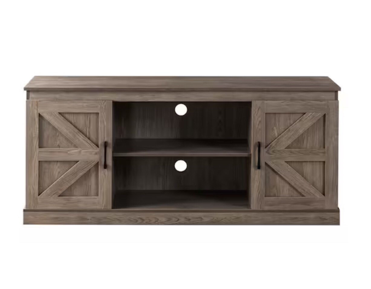  Zinus Wade 57.9 in. Grey TV Stand Fits for TV's up to 65 in.