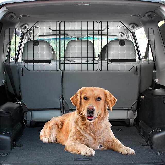 Amazon basics adjustable dog barrier