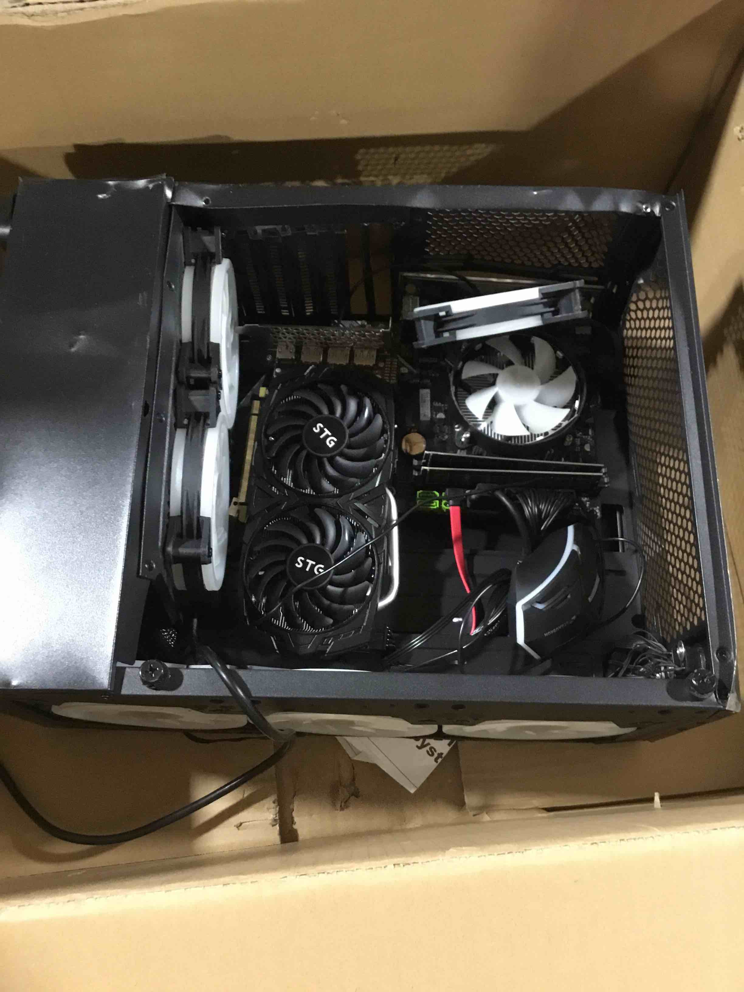 STGAubron Gaming Desktop PC Computer,Intel Core I7 3.4 GHz up to 3.9 GHz,16G RAM,512G SSD,Radeon RX 580 8G GDDR5,WiFi,Bluetooth 5.0,RGB Fanx6,RGB Keyboard&Mouse&Mouse Pad,RGB BT Sound Bar,Win10Pro64