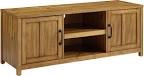 Bevel Edge Collection 66” TV Console in Natural Oak