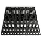 Rubber-cal Anti-fatigue Rubber Matting,non-slip Flooring 5/8" X 36" X 36", Black
