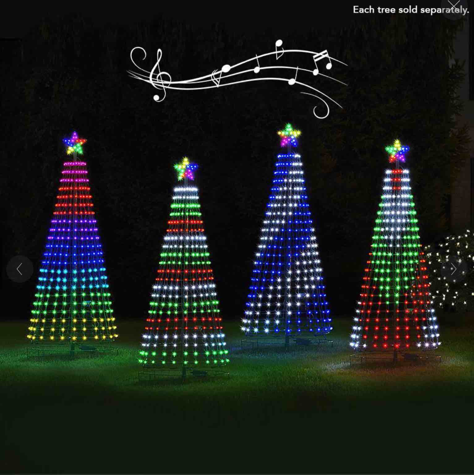 The 7 1/2' Synchronized Musical Pixel Tree