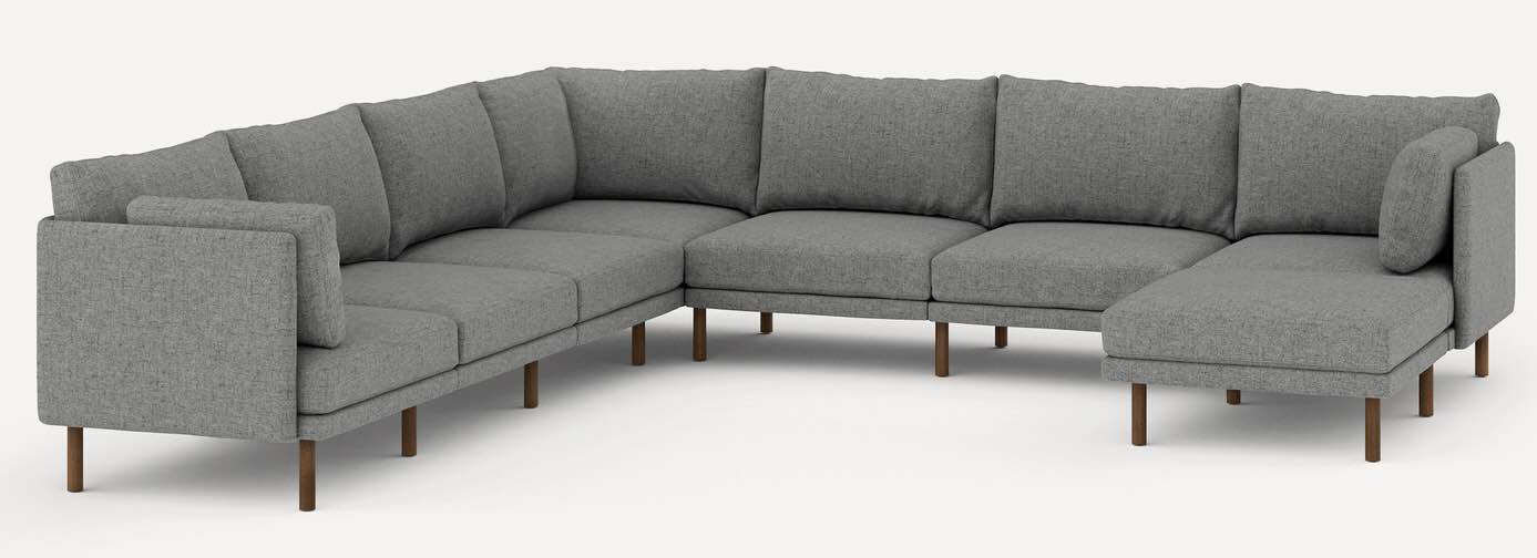 Field 7-Piece Sectional with Ottoman.  8 boxes.  no hardware 
