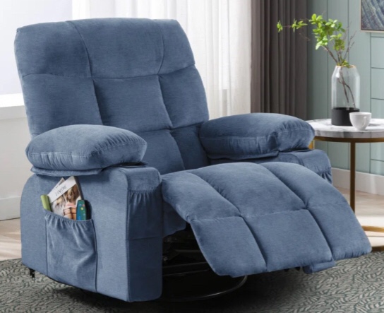 MASSAGE SOFA.  2HK8506MBU-A.  similar to stock photo.  1 of 2 only. incomplete 