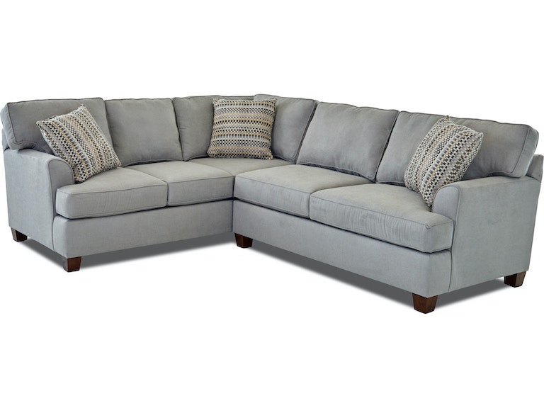 Klaussner Living Room Sparks Sectional (Incomplete, Missing One Piece To The Sectional)